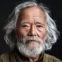 用户老王头头像，老年男性银发慈祥